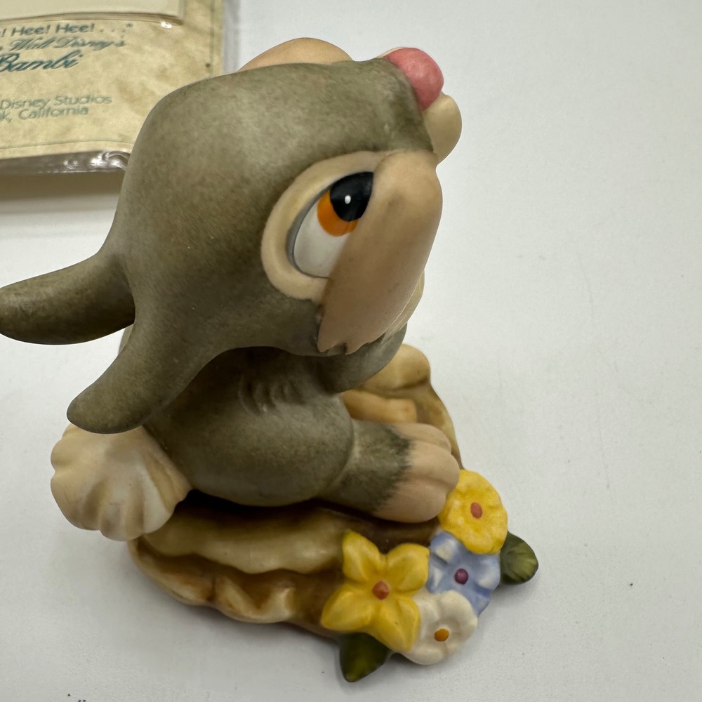 Walt Disney Classics Collection WDCC Bambi Thumper Figurine Hee Hee Hee Box COA - Picture 3 of 8